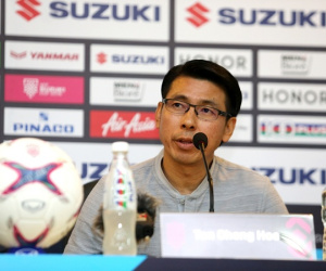 HLV Tan Cheng Hoe: 'Malaysia sẽ tiếp tục chơi tấn công lấn lướt Việt Nam tại Mỹ Đình như đã làm ở vòng bảng'