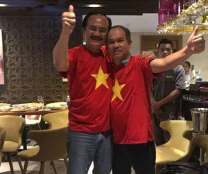 Bầu Đức ở đâu trong đêm tuyển Việt Nam đăng quang AFF Cup 2018?