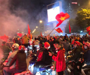 Trận chung kết AFF Cup là tác nhân khiến chất lượng không khí Hà Nội xấu đi