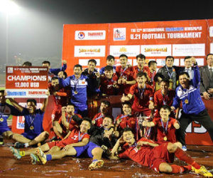Ngược dòng đánh bại Myanmar, U21 Việt Nam lên ngôi vô địch U21 Quốc tế