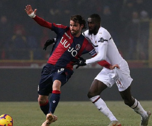 Bakayoko nhận thẻ đỏ, AC Milan bị Bologna cầm chân không bàn thắng
