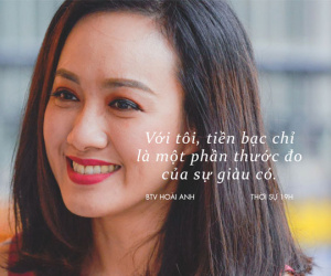 Hoài Anh của Thời sự 19h: 'Đúng, tôi là một biên tập viên giàu có'