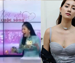 MC Quỳnh Chi gặp sự cố bất cẩn trên sóng truyền hình trực tiếp