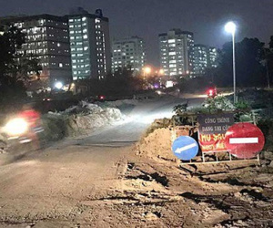 Ngã xe trên đường đang thi công, nam sinh viên thiệt mạng