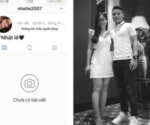 Tiếp tục khóa tài khoản Instagram sau khi Quang Hải nhận quả bóng vàng, Nhật Lê âm thầm thừa nhận chia tay bạn trai?
