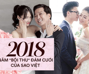 Mùa cưới 2018 của showbiz Việt: Từ sóng gió cô dâu 'đại chiến' tình cũ cho tới ồn ào 'cưới chạy bầu'