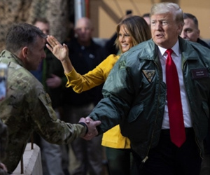 Trump bất ngờ thăm lực lượng Mỹ tại Iraq