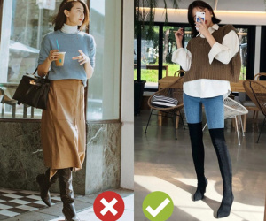 Rét đậm cũng là lúc boots cao cổ lên ngôi, nhưng diện sao cho chân dài miên man thì bạn hãy nhớ 3 tips sau