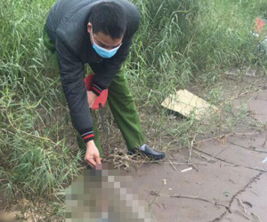 Phát hiện thi thể đang phân hủy, tay trái có dòng chữ 'không có gì để mất' trên bãi bồi sông Hồng ngày đầu năm