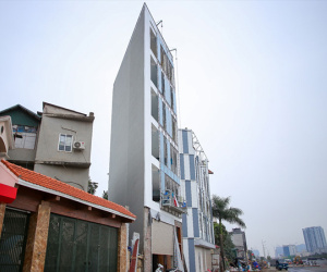 Nhà siêu mỏng, kỳ dị bên con đường nghìn tỷ mới ở Hà Nội