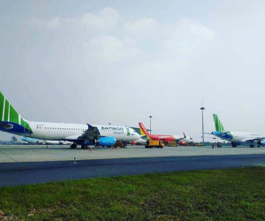 Hình ảnh chuyến bay của Bamboo Airways xuất hiện trên mạng xã hội