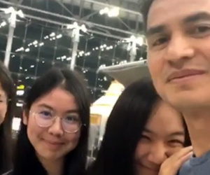 Mặc kệ thất bại của Thái Lan, Kiatisak vui vầy cùng gia đình