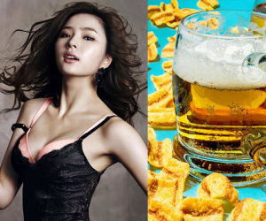 Cô gái bị ghét nhất Hàn Quốc làm đẹp nhờ bia