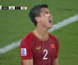 Việt Nam 2-3 Iraq: Đòn đau ở phút 90