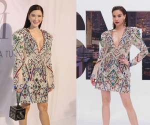 'Bà hoàng Hermes' Jamie Chua diện đầm đính ngọc của NTK Lý Quí Khánh, nhưng người được gọi tên nhiều nhất lại là Hà Hồ