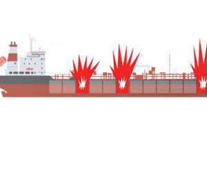 Tàu Việt Nam bốc cháy ở Hong Kong có thể do khí gas