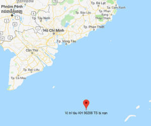 Chìm tàu trên biển, 10 người mất tích