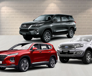 Santa Fe, Fortuner và Everest - cuộc chiến ngôi vương