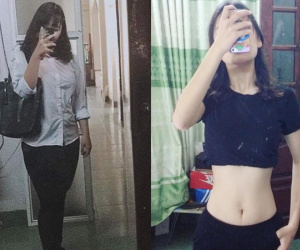 Giảm 30kg trong vòng 6 tháng, nữ sinh lột xác với vòng eo đáng ngưỡng mộ