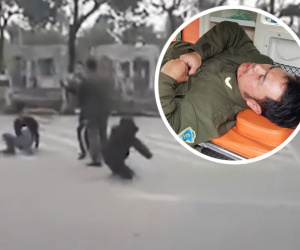'Cò' taxi đánh gãy răng nhân viên an ninh sân bay Nội Bài: Xác định danh tính tên côn đồ bỏ trốn