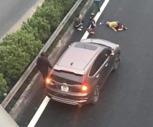 Công an từng nhắc nhở người đàn ông đi bộ qua đường cao tốc bị xe 7 chỗ tông tử vong