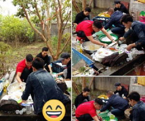 Hội thanh niên khiến chị em nhốn nháo xin info vì giành rửa bát đám cưới, sự thật đẳng sau mới khiến mọi người ngã ngửa