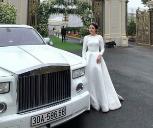 Nhan sắc lộng lẫy, gia thế đáng gờm của cô dâu sống trong lâu đài, đám cưới ngập vàng ở Nam Định