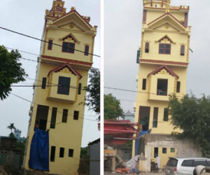 Nhà 5 tầng ở Hà Nam nghiêng như 'tháp nghiêng Pisa': Nếu không xử lý được phải phá bỏ!