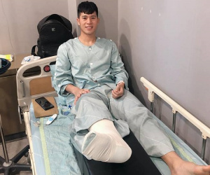 Đình Trọng phẫu thuật thành công, gửi lời chúc mừng tới ĐT Việt Nam