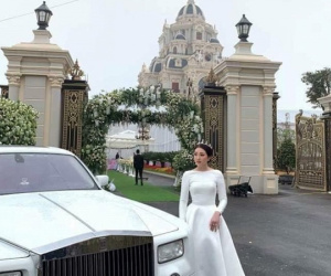 Cận cảnh lâu đài xa hoa nhà cô dâu có đám cưới 200 cây vàng