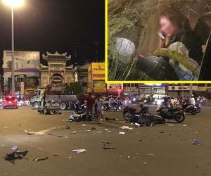 'Vợ cầm vô lăng, tôi ngồi bên giật mình thon thót'