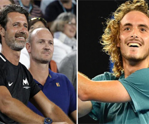 Thầy của Serena mách nước, giúp Tsitsipas đánh bại Federer