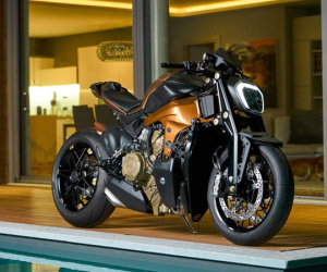 Siêu phẩm Ducati Panigale V4 độ streetfighter đầu tiên thế giới