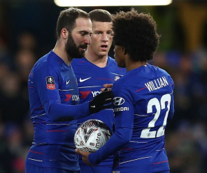 Clip: Higuain ra mắt mờ nhạt, Chelsea vẫn dễ dàng giành vé vào vòng 5 FA Cup