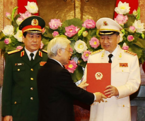 Bộ trưởng Bộ Công an Tô Lâm chia sẻ khi được phong hàm Đại tướng