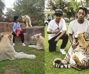 Mới 17 tuổi, thiếu gia Dubai đã là 'tay chơi' chính hiệu, nuôi cả một vườn thú trong lâu đài