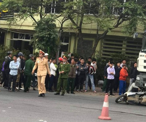 Va chạm với xe bồn tại ngã tư, một người chết thảm