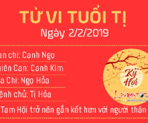 Tử vi Thứ 7 ngày 2/2/2019 của 12 con giáp: Ngọ làm đâu thuận đó, Dậu lấn cấn vì tài chính thất thường