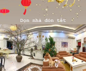 Rich kid Việt khoe nhà trang hoàng sang chảnh, hộp mứt vàng đón Tết
