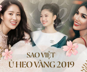 Lan Khuê, Thanh Tú, Lê Phương và loạt sao Việt đua nhau "ủ" heo vàng cho năm 2019
