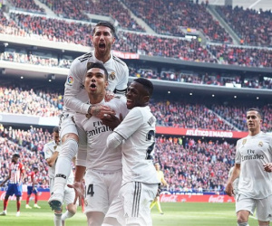 Vùi dập Atletico ngay trên sân đối phương, Real Madrid trở lại ngôi nhì