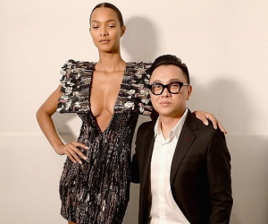Dàn mẫu Victoria's Secret trình diễn show Công Trí ở New York