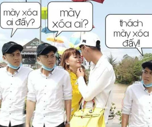 Nhờ dân mạng xóa hộ 'thánh lườm' trong ảnh chụp với bạn gái, thanh niên nhận cái kết đắng ngắt như mọi khi