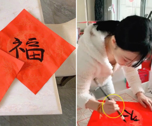 Lý Tiểu Lộ bị tố 'làm màu', 'sống ảo' khi cố gắng trổ tài thư pháp nhưng cầm bút sai tư thế