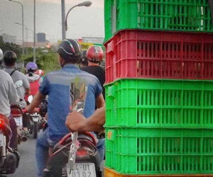 Bông hoa nhỏ trên chiếc xe chở hàng cũ kĩ và câu chuyện đáng yêu ngày Valentine