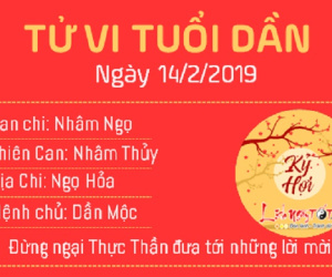 Tử vi Thứ 5 ngày 14/2/2019 của 12 con giáp: Ngọ có khoản tiền bất ngờ, Tý đi đâu cũng stress