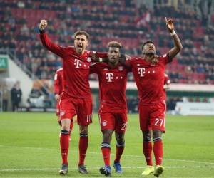 Clip: Kingsley Coman lập cú đúp, Bayern Munich rút ngắn khoảng cách với Dortmund xuống 2đ