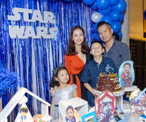 Vợ chồng Jennifer Phạm tổ chức sinh nhật cho Bảo Nam