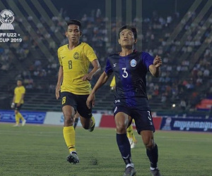 Bảng B U22 Đông Nam Á: Campuchia thắng sốc Malaysia, Myanmar và Indonesia bất phân thắng bại