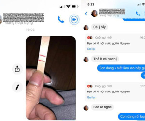 Con trai lấy que kem 'báo 2 vạch' trêu mẹ và cái kết bất ngờ